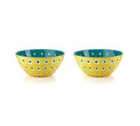 Guzzini - LE MURRINE -Set 2 ciotoline giallo/blu