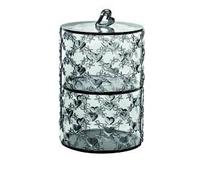 Guzzini LOVE, GZ11520192 Set 2 Contenitori Impilabili, Grigio/Cielo