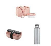 Guzzini Lunch at Office Kit - borsa termica grande con contenitore, Store & Go e Borraccia termica