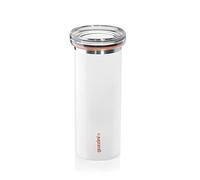 Guzzini Energy On The Go Mug Termica da Viaggio, Poliestere Copolimero, Polipropilene, Stainless Steel, Bianco, 8 cm