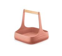 PORTATOVAGLIOLI ORGANIZZATORE ALL TOGETHER Organizzatore da tavola E cucina 22x22xh22,5 cm realizzato con bottiglie riciclate colore terracotta terracotta