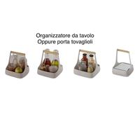 GUZZINI ORGANIZZATORE DA TAVOLO , P/TOVAGLIOLI TIERRA ( PROMO )