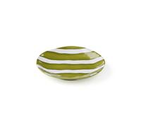 GUZZINI Piatto Dessert Riviera Melamina D 21,5 Cm Bianco Verde