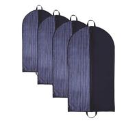 GUZZINI - Porta Abiti da Viaggio con Zip e Doppio Manico, Appendiabiti Antipolvere in Morbido Cotone, Organizer Armadio Salvaspazio da Appendere e Trasportare, Borsa Appendi Abiti e Camicie 110x60 cm