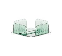 Portatovaglioli Orizzontale VANITY in materiale acrilico Riciclabile Dimensioni 20x20xh7,0 cm con asta Ferma tovaglioli colore Verde Matcha verde