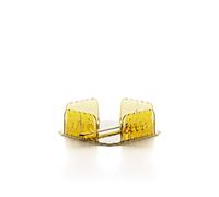 GUZZINI Portatovaglioli Orizzontale Vanity Bio-Based 20 x 20 Cm Giallo Zafferano
