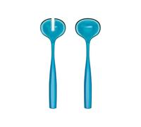 Guzzini - Posate insalata in bio-based plastic, Azzurro, "DOLCEVITA"