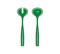 Guzzini - Posate insalata in bio-based plastic, verde smeraldo, "DOLCEVITA"