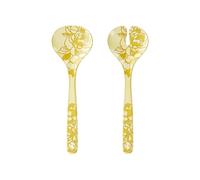 Guzzini - Posate Insalata in melamina Josephine, 'Table Decor' (Giallo Polvere)