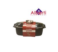 Rostiera Alta Con Coperchio Cook&Space Nero