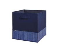 GUZZINI - Scatola Porta Oggetti Cubica Multiuso con Manico, Cubo Contenitore e Organizer Armadio Salvaspazio Capiente, Cesta Giochi Bambini Portaoggetti Pieghevole, Cestino Portaoggetti 32,5x32,5x32,5