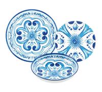 GUZZINI SERVIZIO PIATTI 18 PEZZI IN MELAMINA - BLUES