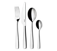 Guzzini Grace Set 24 Posate, Acciaio Inossidabile, Grigio, 6 unità