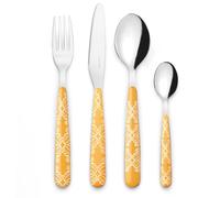 GUZZINI SERVIZIO POSATE 24 PEZZI IN ACCIAO INOX 18/10 - FUSION