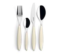 GUZZINI SERVIZIO POSATE 24 PEZZI PER 6 PERSONE IN ACCIAIO INOX 18/10 - FEELING