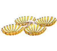 Guzzini - Set 2 antipastiere in bio-based plastic, giallo, Dolcevita