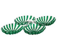 GUZZINI - Set 2 Antipastiere "Dolcevita", Bio-Based Plastic, Smeraldo, 6x22,5xh31