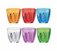 Guzzini set 6 bicchieri ‘aqua’ 350 cc. san 20055952 - multicolore plastica 20055952