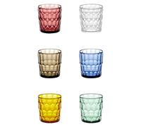Guzzini Set 6 Bicchieri Bassi Vanity D 8,5 Cm H 9,2 Cm Multicolor