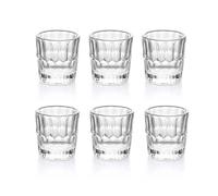 Guzzini Set 6 Bicchierini, in Vetro, Vanity Trasparente