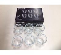 Guzzini, Set 6 Bicchieri liquore Vetro Bolle