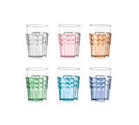 Guzzini -SET 6 REGGIBICCHIERI 'TIFFANY'Colori decori vari