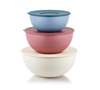 Guzzini - Set di 3 contenitori per insalatiere con coperchi - GUZZINI