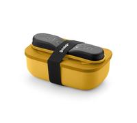 Guzzini Set Lunch Box con Posate da Viaggio Store & Go Giallo Mango