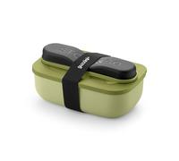 GUZZINI GUZZINI Set Lunch Box con Posate da Viaggio Store & Go Verde Avocado
