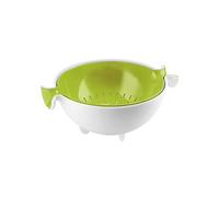Guzzini Set Scolatutto con Contenitore Kitchen Active Design, Verde Mela, 30 x 25 x h12.5 cm