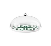 GUZZINI Set Tortiera Natalizia Harmonia Melamina D 30,4 Cm H 15 Cm Table Decor Bianco Verde