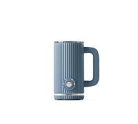 Guzzini, Sous Chef, Montalatte, 4 Programmi, Schiuma Calda e Fredda, Riscaldamento Latte, Coperchio Trasparente, Base Girevole, Bio-based, 300 ml (Blue navy)