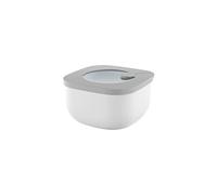 Guzzini Store&More Kitchen Active Design Contenitori Ermetici Bassi per Frigo/Freezer/ Microonde (S), 12.2 x 12.2 x 6.8 cm, Grigio (Dark Grey)