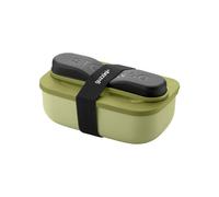 GUZZINI GUZZINI Set Lunch Box con Posate da Viaggio Store & Go Verde Avocado