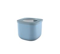 Guzzini Store&More Kitchen Active Design Contenitori Ermetici Alti per Frigo/Freezer/ Microonde (S), 12.2 x 12.2 x 9.8 cm, Blu (Matt Mid blue)