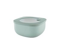 Guzzini Store&More Kitchen Active Design Contenitori Ermetici Bassi per Frigo/Freezer/ Microonde (M), 16 x 16 x 7.8 cm, Verde (Sage Green)