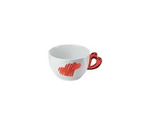 Guzzini Tazza Colazione Love, Rosso Chiaro, 14 x 12.5 x h9 cm