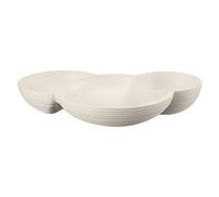 Guzzini - Tierra, Antipastiera - Bianco Latte, 29,5 x 21,4 x h5,2cm - 171200156