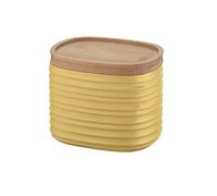 Guzzini Tierra Barattolo, Post Consumed Recycled Poliestereastic, Bamboo, Giallo, 01