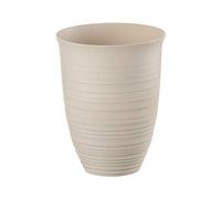 Guzzini - Tierra, Bicchiere Alto in Plastica Riciclata - Argilla, Ø 9.8 x h 12.4 cm | 520 cc - 17950079