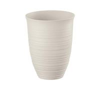 Guzzini - Tierra, Bicchiere Alto in Plastica Riciclata - Bianco Latte, Ø 9.8 x h 12.4 cm | 520 cc - 179500156