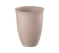 Guzzini - Tierra, Bicchiere Alto in Plastica Riciclata - Grigio Tortora, Ø 9,8xh12,4 cm, 520cc - 179500158