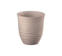 Guzzini - Tierra, Bicchiere Basso in Plastica Riciclata - Grigio Tortora, Ø 9xh9,5 cm | 350 cc - 179501158