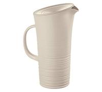 Guzzini Tierra Caraffa con Coperchio, Post Consumed Recycled Poliestereastic, Argilla, 01