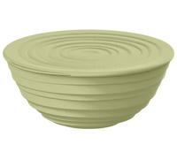Contenitore con Coperchio, Tierra L Diametro 25xh10,80 cm - CC 3100 Post Consumed Recycled Poliestereastic Verde alga verde