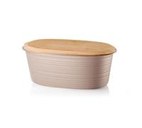 Guzzini Tierra Contenitore per Pane, Plastica, Grigio Tortora