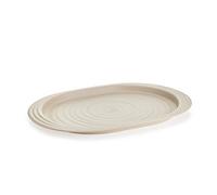 Guzzini - Tierra, Vassoio L in Plastica Riciclata - Argilla, 47,5x32,5xh3 cm - 19740179