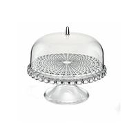 Guzzini - Tiffany, Alzata con Campana Piccola, Tortiera con Coperchio - Trasparente, Ø 30 x h27 cm - 19940100