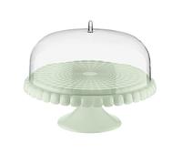 Guzzini - Tiffany, Alzata con Campana Piccola, Tortiera con Coperchio - Verde Malva, Ø 30 x h27 cm - 199401243