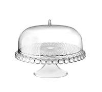 Guzzini - Tiffany, Alzata Torte con Campana - Trasparente, Ø 36 x h28 cm - 19940000